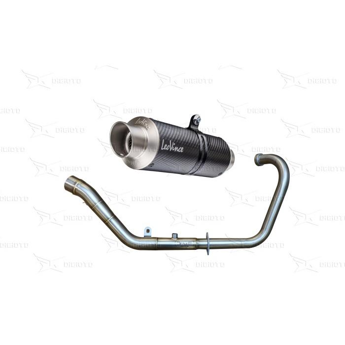 Leovince Knalpot Racing Fullsystem Kawasaki Ninja 250 SL / Z 250 SL with Drake Header Stainless Original