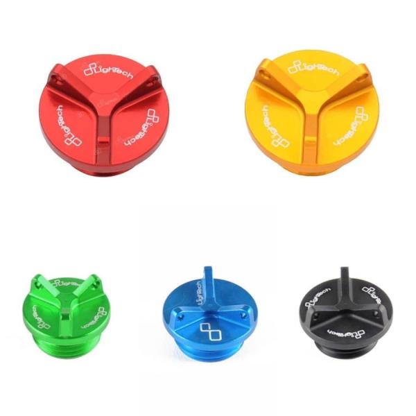 Tutup Oli atau Oil Cap Variasi Lightech Original CNC Ukuran M20x2.5 OIL011 Original