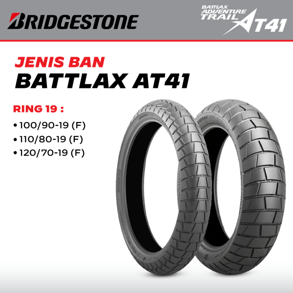 Ban Motor Battlax AT41 110/80 120/70 100/90 - 19