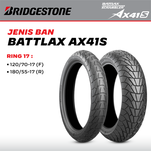 Ban Motor Battlax AX41S 180/55-17 120/70-17 160/60-15 Adventure Cross Scrambler