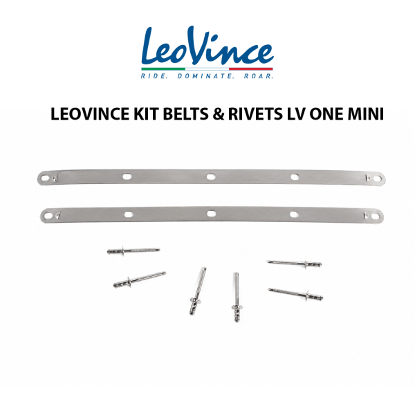 LEOVINCE KIT BELTS & RIVETS LV ONE MINI