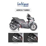 Knalpot Racing Matic Leovince LV Scoot Fullsystem Yamaha Nmax Neo Turbo Aerox Alpha Turbo with Drake Header Stainless Original