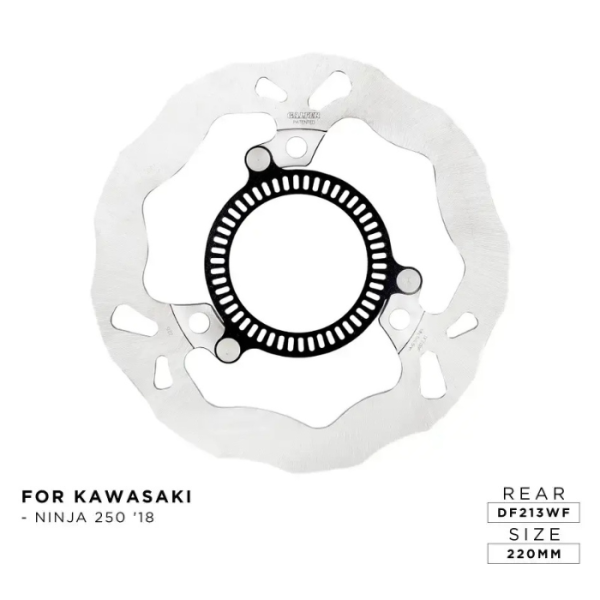 Disc Brake Galfer Fixed Belakang Kawasaki Ninja 250FI 250 FI New 220mm Discbrake