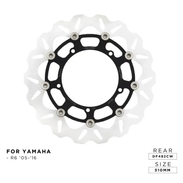 Disc Brake Galfer Floating Complete Depan Yamaha R6 '05-'16 310mm Discbrake