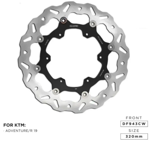 Disc Brake Galfer Floating Complete Depan KTM 790 Adventure/R '19 Disc Wave