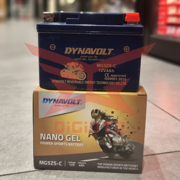 Aki Motor Dynavolt Nano Gel MG5ZS-C Beat Scoopy Vario Mio Soul Xeon Xride