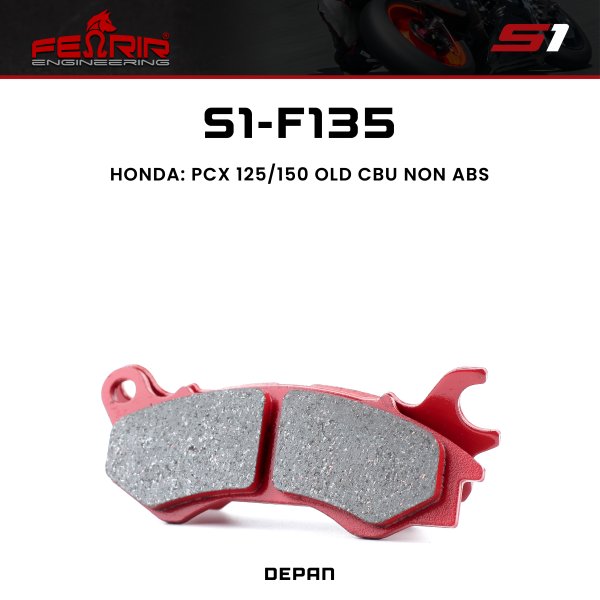Kampas Rem Depan Fenrir PCX 125 150 CBU Thailand Django 125 Allure Evasion S1-F135