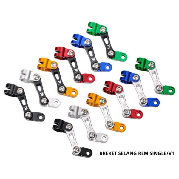 Bracket Breket Klem Selang Rem Depan WR3 Universal Yamaha Xmax Nmax Aerox R25 Ninja 150RR 250FI Honda CBR 250RR