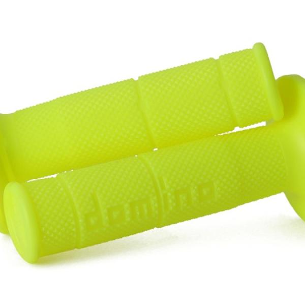 Handgrip Domino Italy Mono Colour Fluo Yellow Grips Original Universal