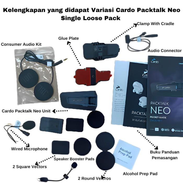 Intercom Cardo Packtalk Neo Bluetooth Helmet Communication