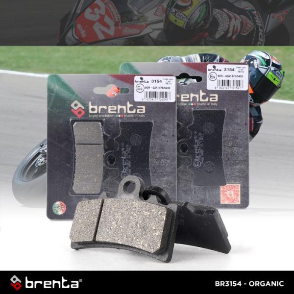 Kampas Rem Organik Brenta Duke 390/ADV 390 Depan BR3154