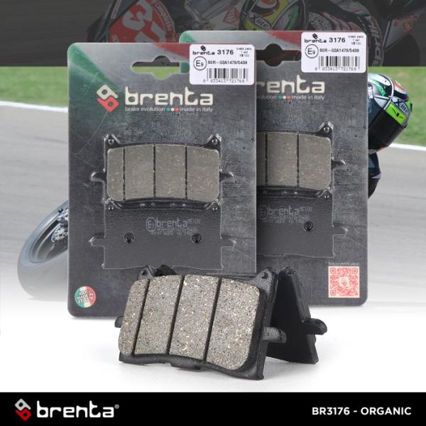 Kampas Rem Organik Brenta CB650NeoCafe/Africa Twin Depan BR3176