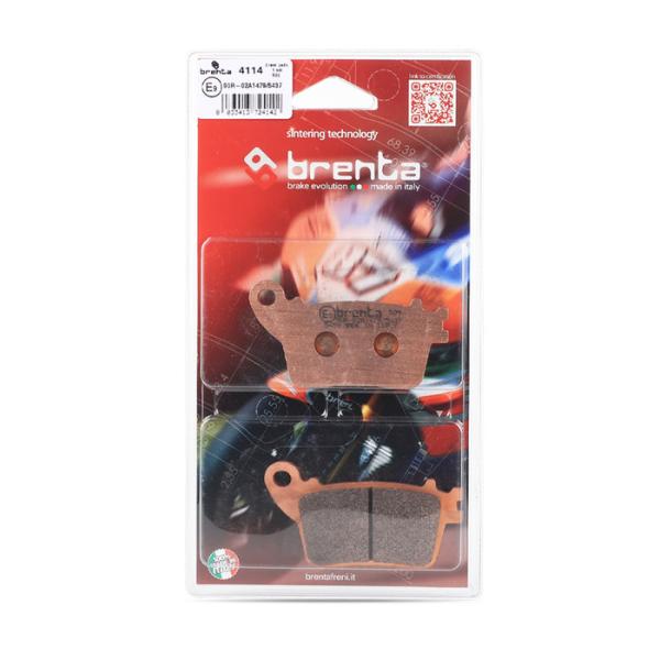 Kampas Rem Sintered Brenta CBR600RR/R6/ZX10R Belakang BR4114