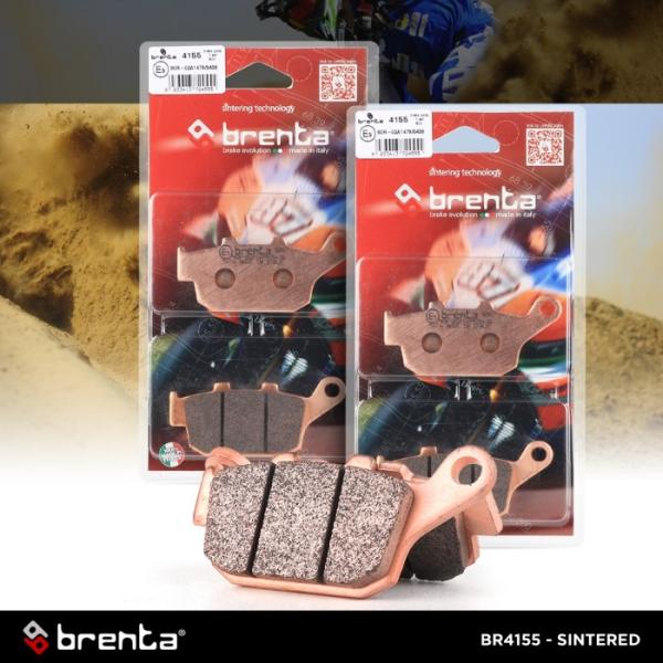 Kampas Rem Sintered Brenta CBR250RR/REBEL/CB500X/CB650 Belakang BR4155