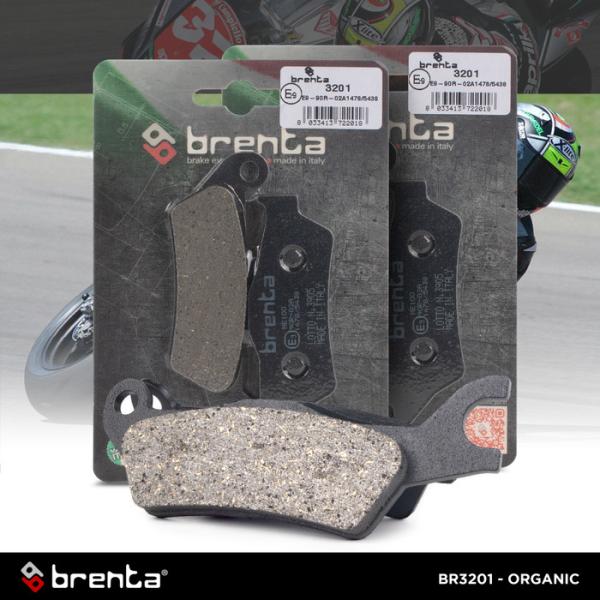 Kampas Rem Organik Brenta Suzuki GSX150 Original Depan BR3201