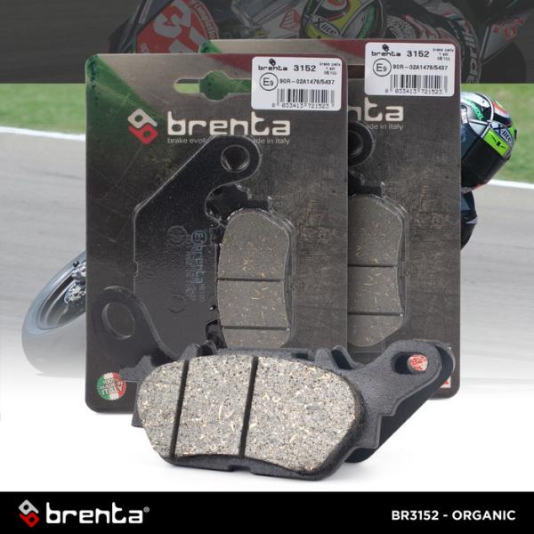 Kampas Rem Organik Brenta Yamaha NMAX/R15 Depan BR3152