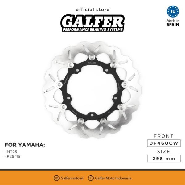 Disc Brake Galfer Floating Depan Yamaha R25 MT25 '15 298mm Disc Wave