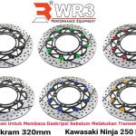 Piringan Cakram WR3 Ninja 250FI Old 320mm Discbrake Full Floating