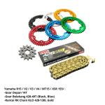 Paket Gear Gir Set Depan Belakang Rantai Yamaha R15V3 R15V4 R15 V3 V4 XSR 155 XSR155 Ukuran Standar