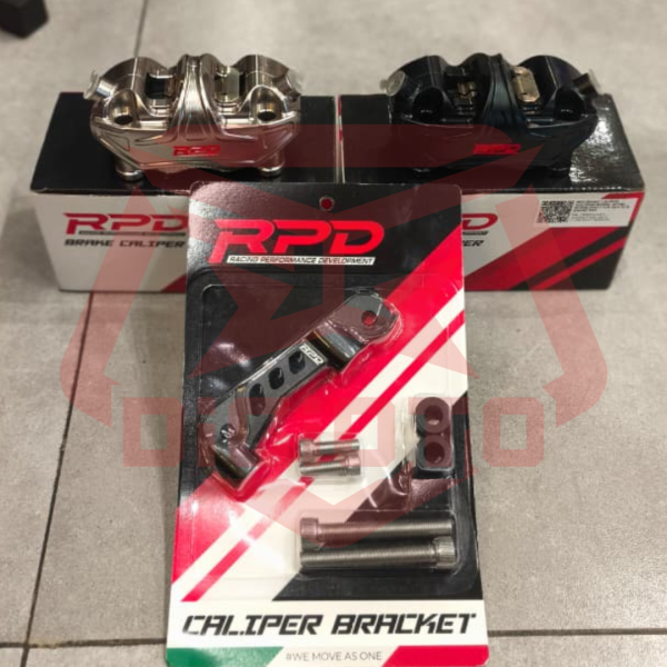 Kaliper Radial RPD Deutron Pitch 82mm + Bracket Vario 125 150 Beat Scoopy FI Disc 260mm