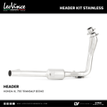 Header Kit Stainless Leovince Leheran Knalpot Honda XL 750 Transalp '23-'24 Orginal
