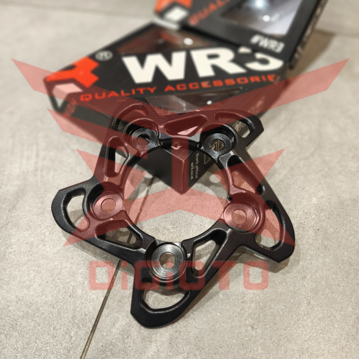 Cover Sprocket Flange Gear Belakang WR3 Velg Almu Aluminium Carbon
