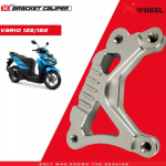 Braket Bracket Kaliper 2 Piston Depan XWheel Vario 150 Disc 220mm 267mm
