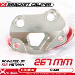 Braket Bracket Kaliper 4 Piston Depan XWheel Nmax Aerox Disc 267mm