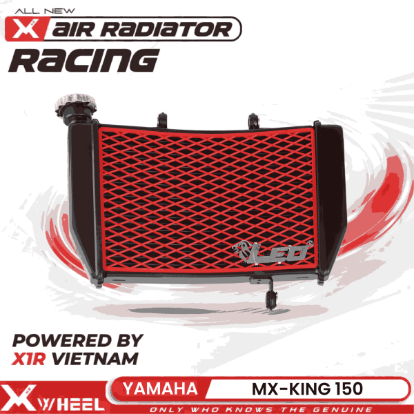 Radiator Racing X1R Leo MX King 150 Single Core Dual Blower