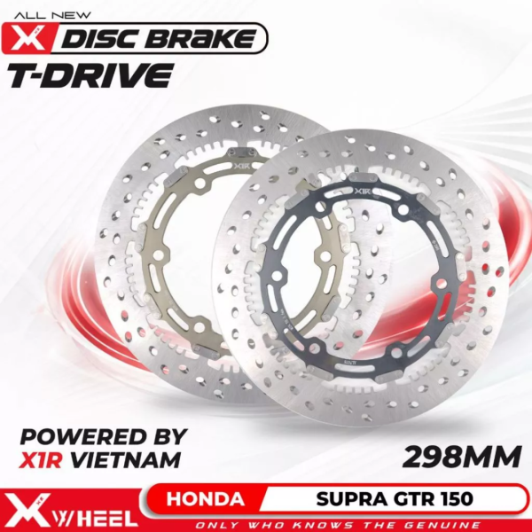 Discbrake Cakram Full Floating XWheel T-Drive Supra Gtr 150 298mm Piringan Cakram Depan