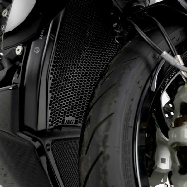 Cover Radiator Pro R&G Ducati StreetFighter V4S Panigale V4 V4S V4R '18-24 Radiator Guard RAD0316PROBK
